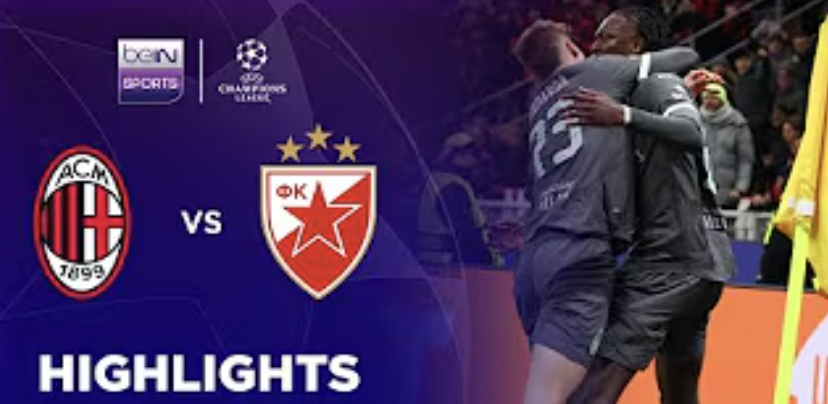 AC Milan 2-1 Crvena Zvezda | Champions League 24/25 Match Highlights